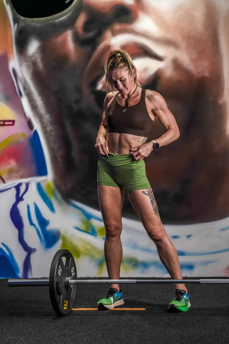 Woman following a structured training program - no more random workouts